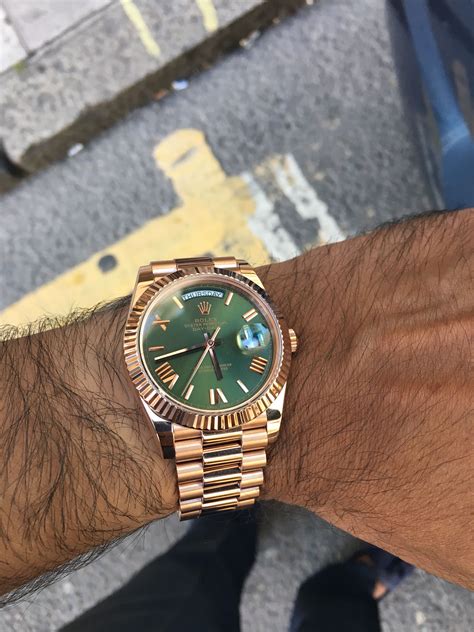 rolex day date 40 second hand|rolex day date 40 used.